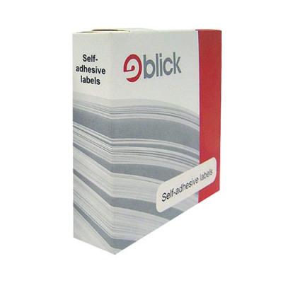 Blick Red Labels in Dispensers Round 19mm (Pack of 1280) RS012054