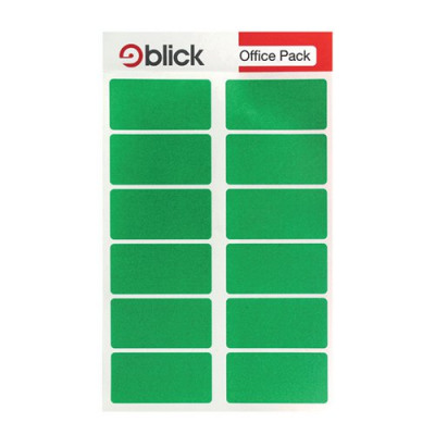 Blick Green Labels in Office Packs 25mm x 50mm (Pack of 320) RS019558