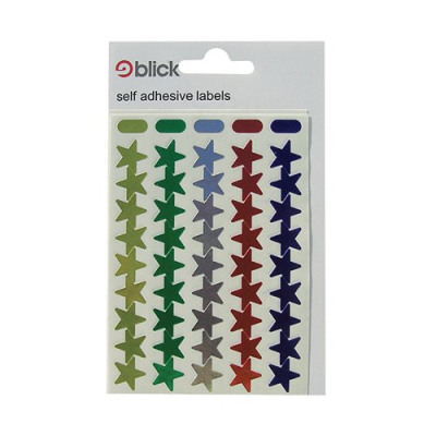 Blick Assorted Metallic Stars 14mm (Pack of 20) RS026150