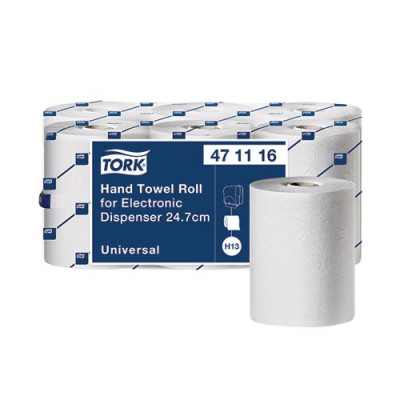 Tork Hand Towel Roll White 1 Ply 143M 200mmx 247mm 6CT 471116