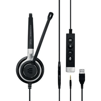 Sennheiser IMPACT SC635 USB C Headset on ear Wired active noise cancelling 3.5mm