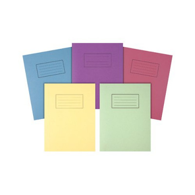 Silvine Exercise Books 9 x 7in / 229 x 178mm Assorted (Pack of 10) EX115-S