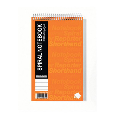 Silvine Feint Ruled Spiral Bound Shorthand Notebook 300 Pages 127x203mm (Pack of 6) 449