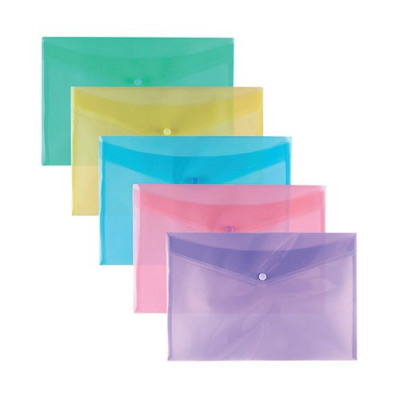 Stud Wallet Pastel Assorted A4 (Pack of 25) 302208