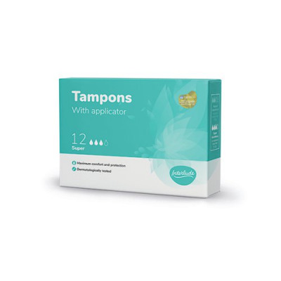 Interlude Applicator Tampons Super Pack 12 (Pack of 12) 6448A