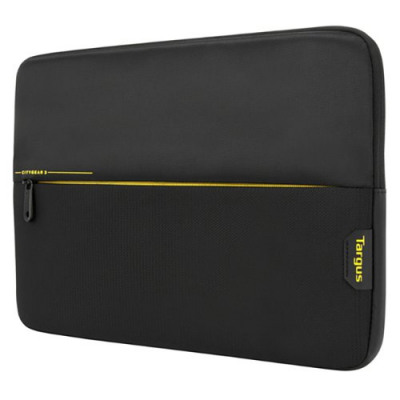 Targus CityGear 3 15.6 Inch Laptop Sleeve 375x22x275mm Black/Yellow TSS994GL