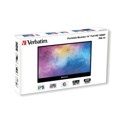 Verbatim PM-14 Portable Monitor 14 Inch Full HD 1080P&#160;49590