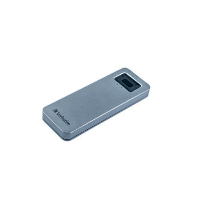 Verbatim Executive Fingerprint Secure Solid State Drive (SSD) USB 3.2 Gen 1 USB-C 1TB Grey 53657