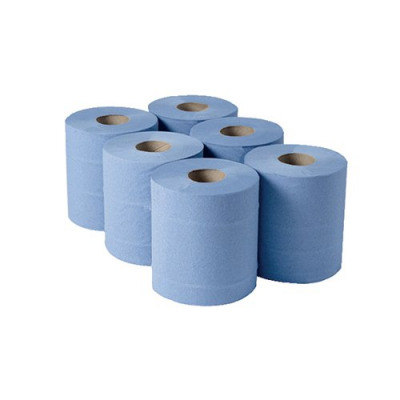 1-Ply Blue Centrefeed Rolls 290mx180mm (Pack of 6) CBL290S