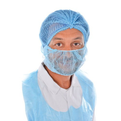 Beard Covers Blue (Pack of 100) WX07665