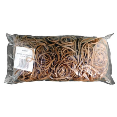 Rubber Bands 454gm Assorted Sizes WX10577