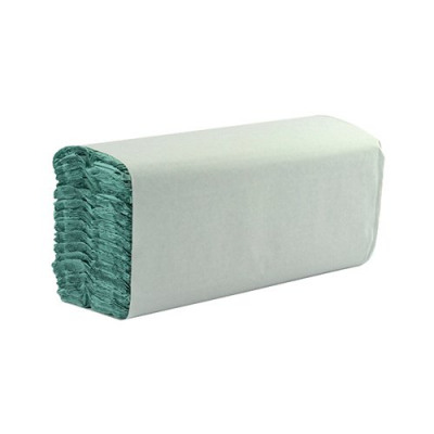 1-Ply Green C-Fold Hand Towels (Pack of 2850) WX43094
