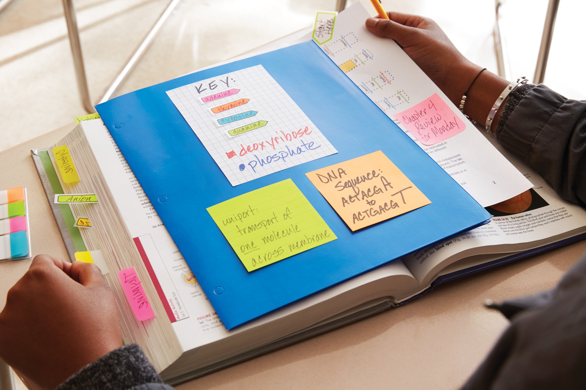 PostIt Energetic Clr 38x51mm Neon PK12