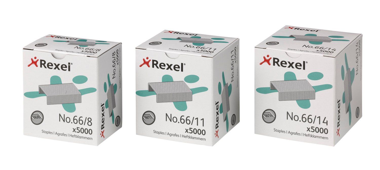 Rexel No. 66/8 Staples - Box of 5000