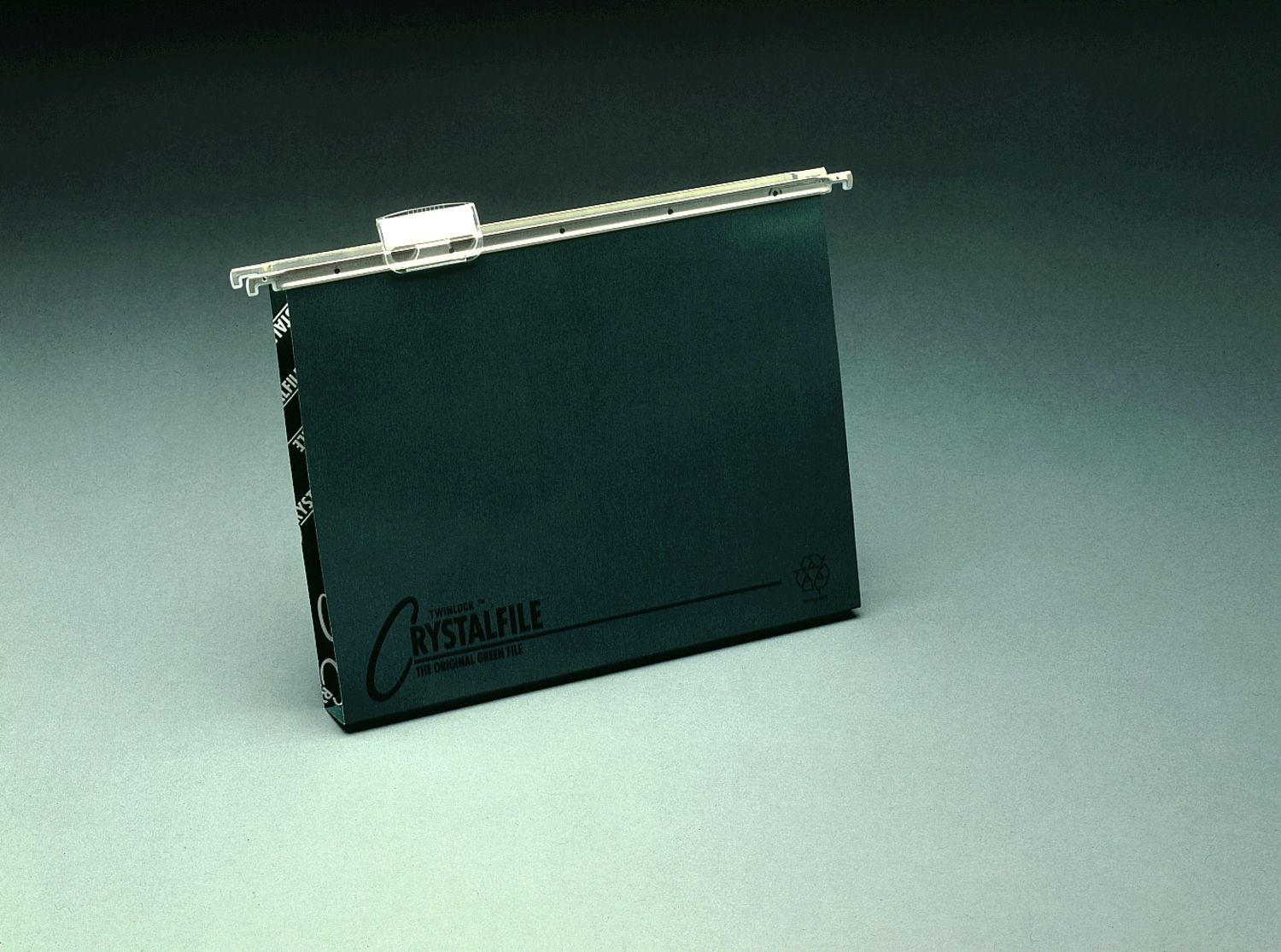 Rexel Foolscap Suspension Files with Tabs and Inserts for Filing Cabinets, 30mm base, 100% Recycled Manilla, Green, Crystalfile Classic, Pack of 50