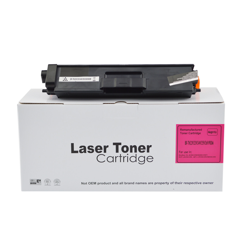 Remanufactured Brother TN329M Magenta Extra Hi Cap also for TN900M Toner