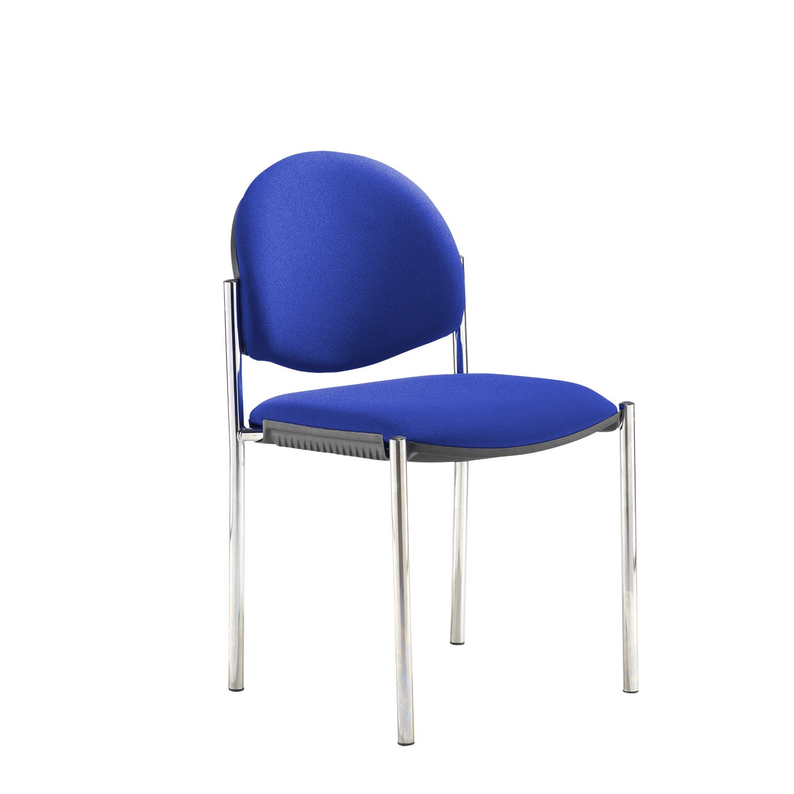Coda multi purpose chair, no arms, blue fabric