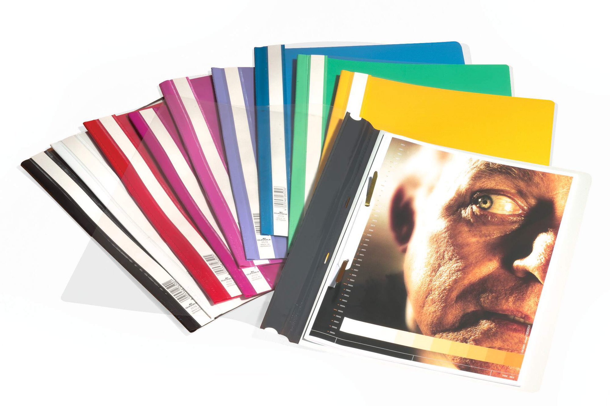 Clear View Rep Folder ExWide A4 RD PK50