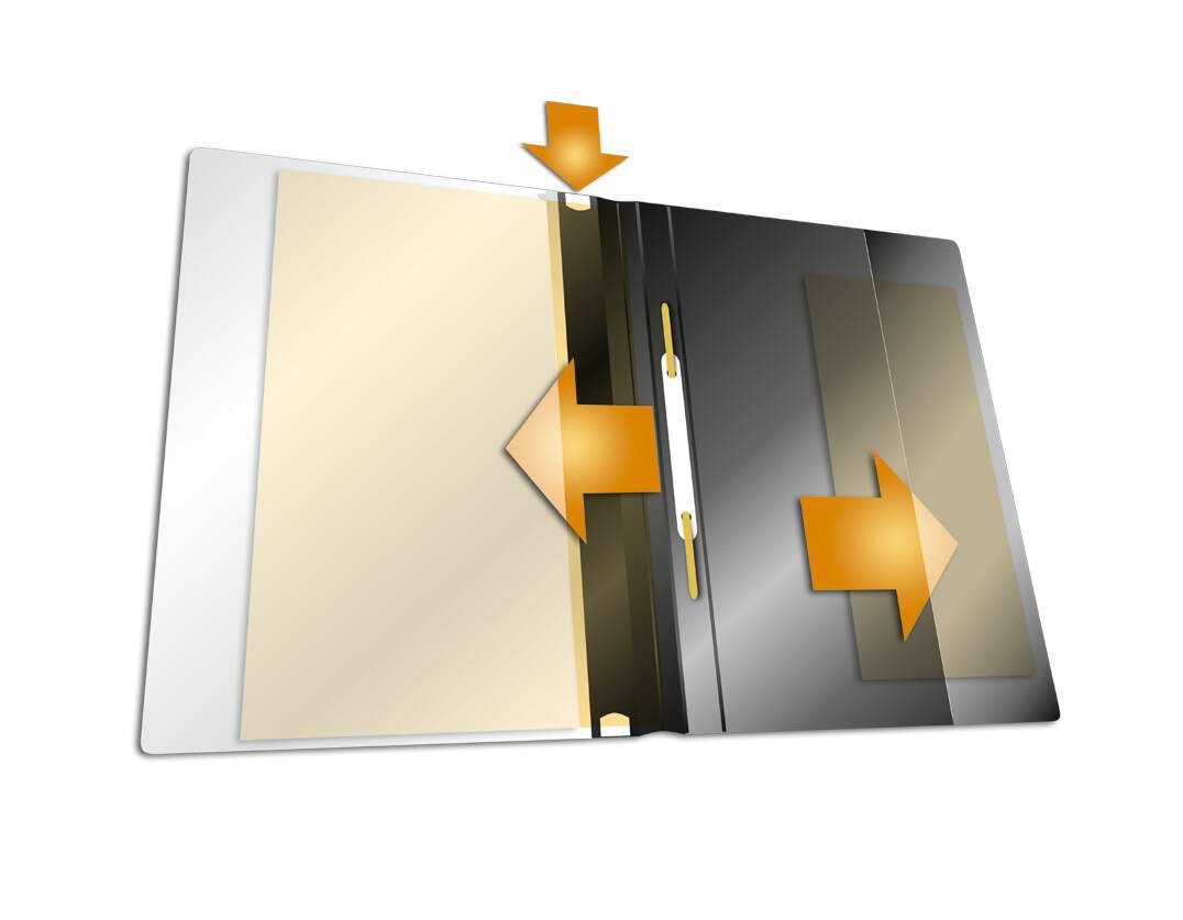 Duraplus Report Folder ExWide A4 BL PK25