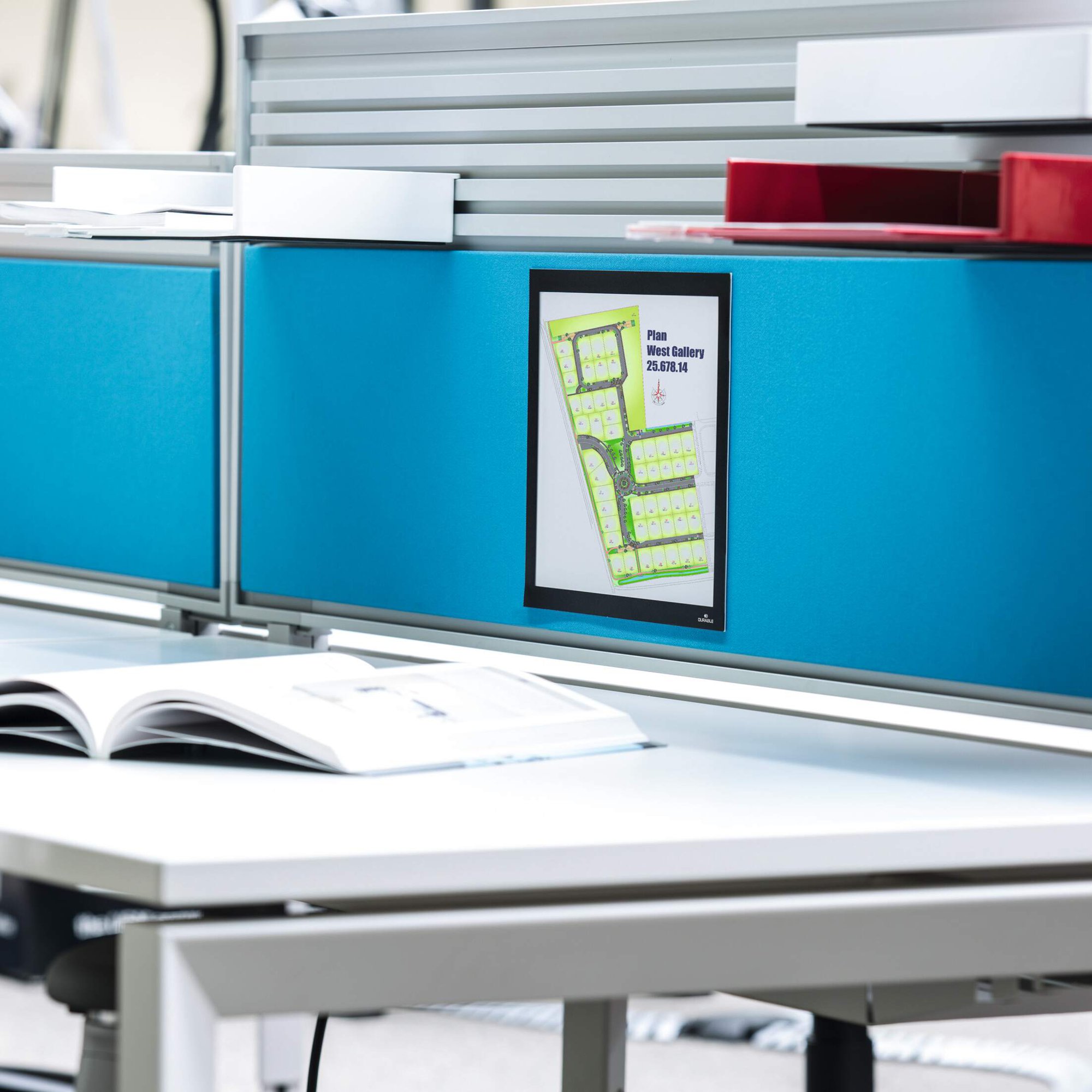 Durable DURAFRAME Grip A4 Black