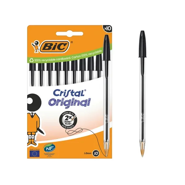 Bic Cristal Medium BK PK10