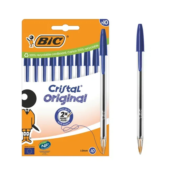 Bic Cristal Medium BL PK10