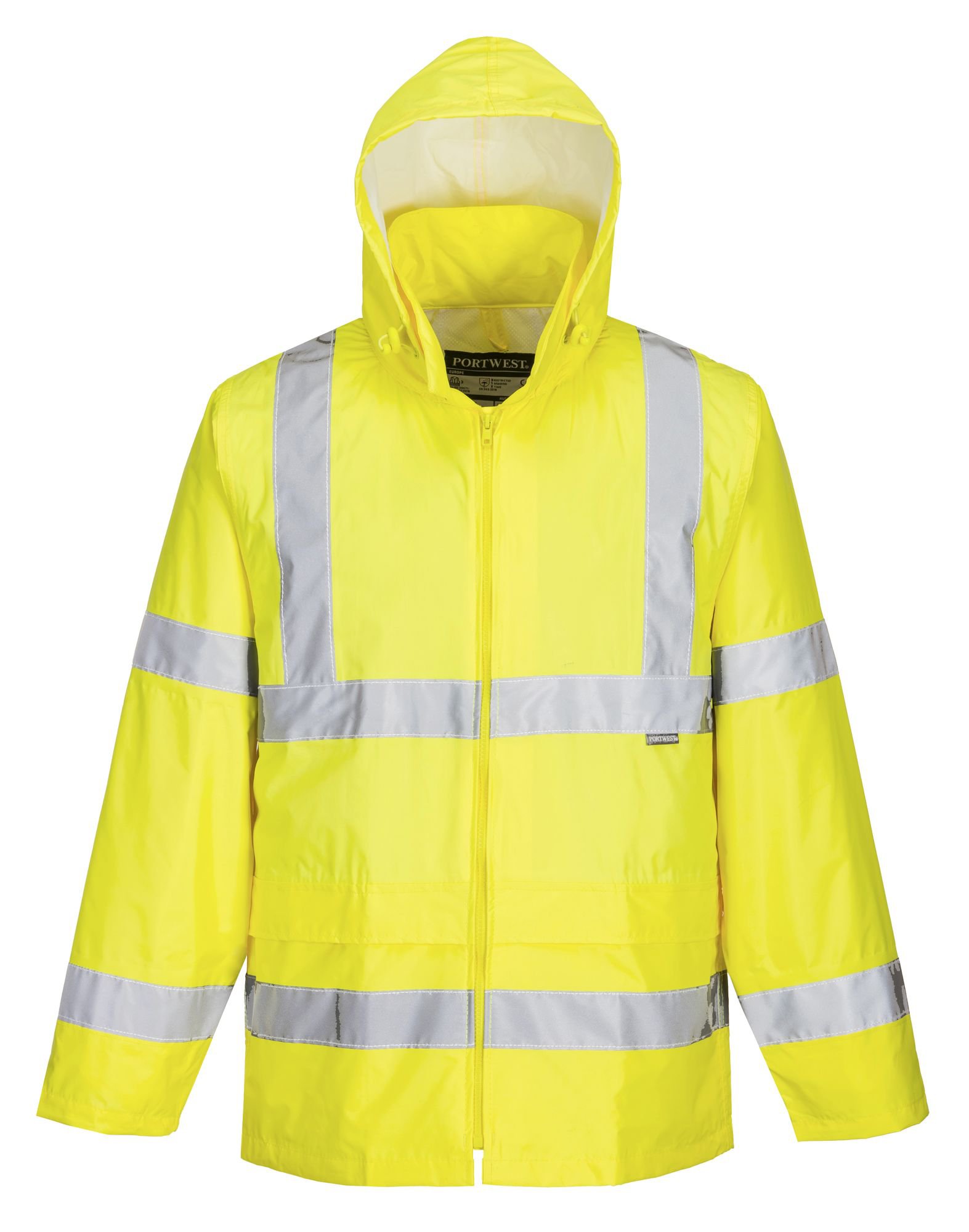 Portwest H440 Hi-Vis Rain Jacket Yellow XL