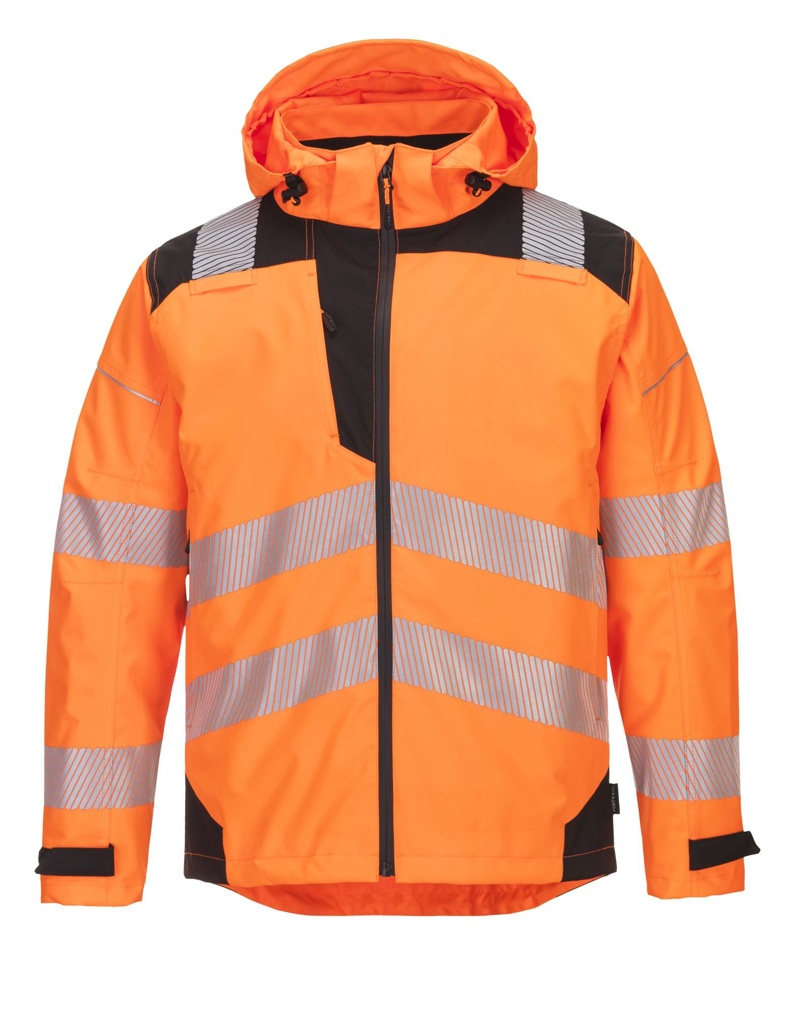 Portwest PW360 PW3 Hi-Vis Extreme Rain Jacket Orange/Black L