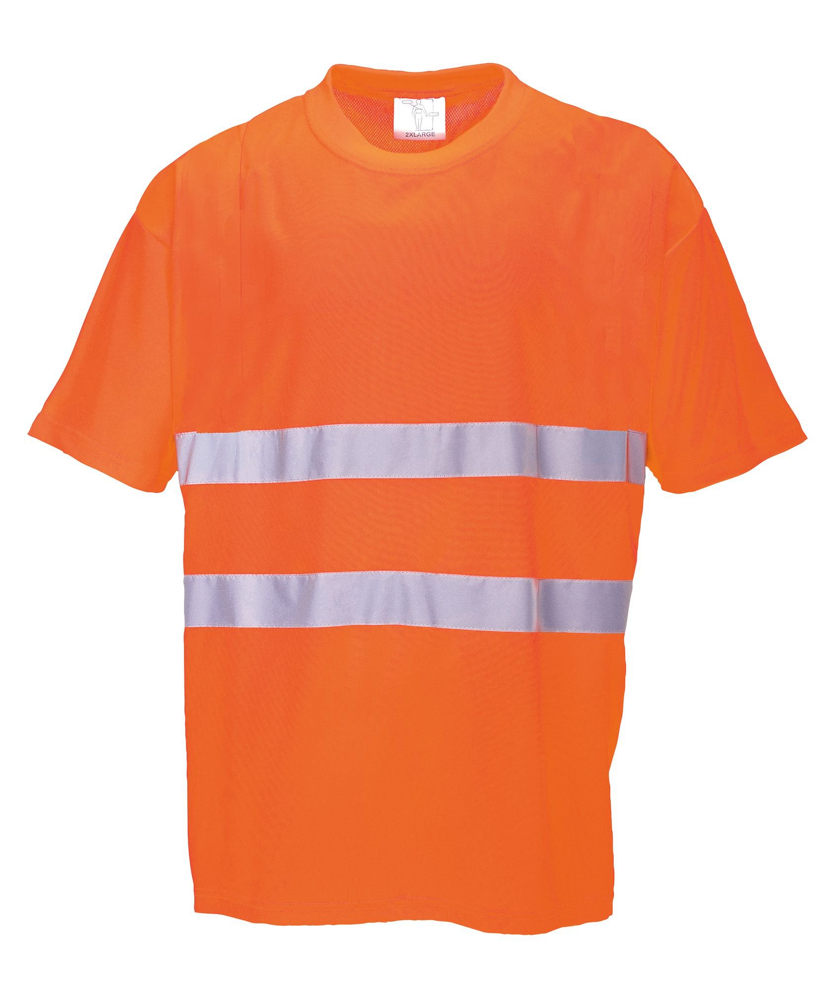 Portwest S172 Hi-Vis Cotton Comfort T-Shirt S/S Orange L